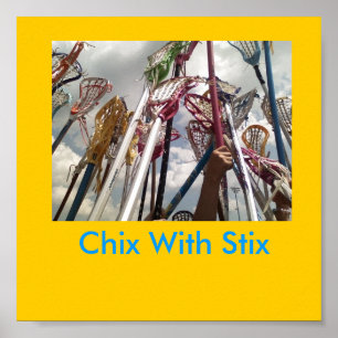 laxstift, chix med stix poster
