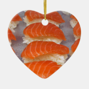 LaxSushi - Sashimi Julgransprydnad Keramik