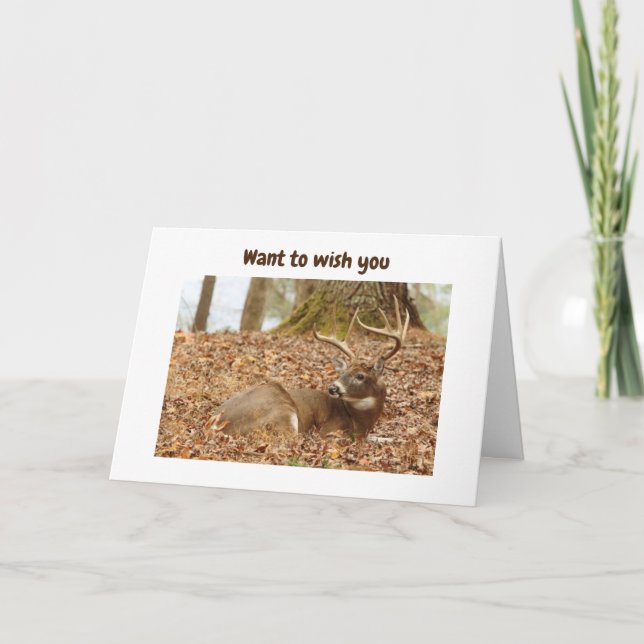 LAYED BAK HJORT SAYS LYCKLIG 60:E BIRTHDAY KORT (Framsida)