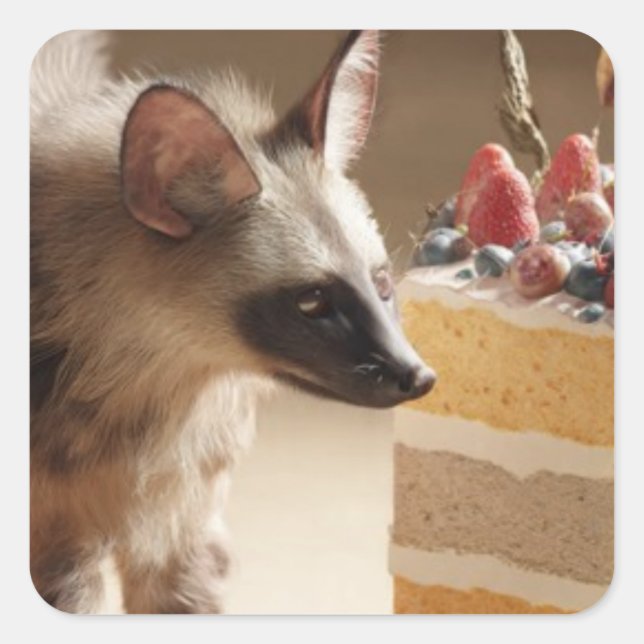 Layer Cake & Hyena Klistermärke (Framsida)