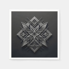 Layered Filigree Bloom Pappersservett