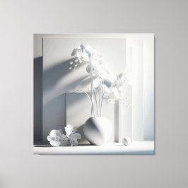 Layered Orchid Still Life Canvastryck