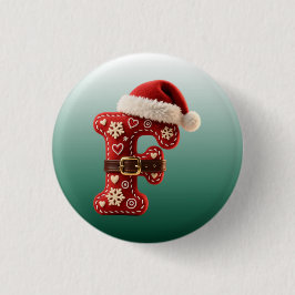 Layered Pastel Gold Trim Letter F Knapp