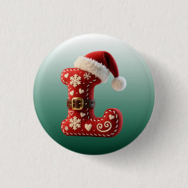 Layered Pastel Gold Trim Letter L Knapp