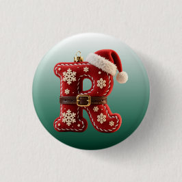 Layered Pastel Gold Trim Letter R Knapp