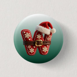 Layered Pastel Gold Trim Letter W Knapp