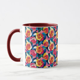 Layered Roses of Love Mugg