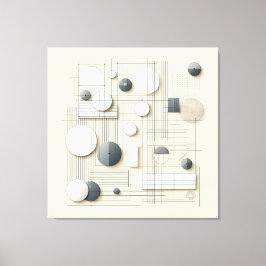 Layered Soft Geometry Canvastryck