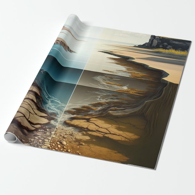 Layers Unveiled Presentpapper (Utrullad)