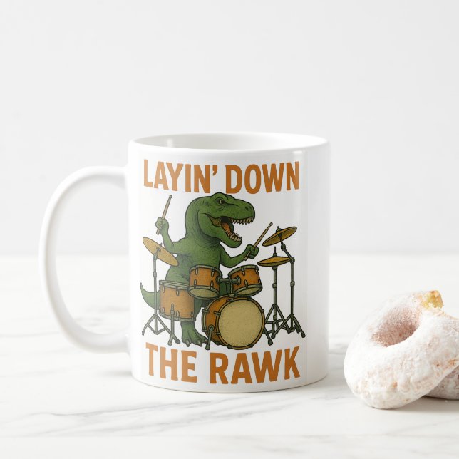 Layin" Ner Rawk Kaffemugg (Med munk)