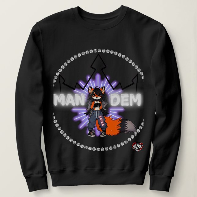 Layla - Mandem Collection -SVBK-SILVERBCK T Shirt (Design framsida)