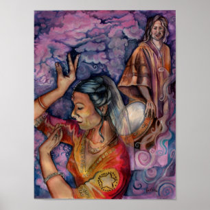 Layla och Madman av Portia St Luke Poster