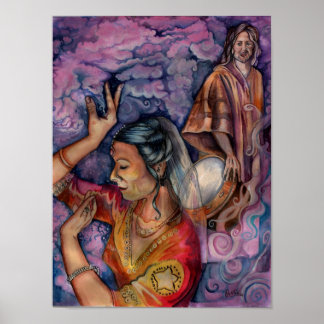 Layla och Madman av Portia St Luke Poster