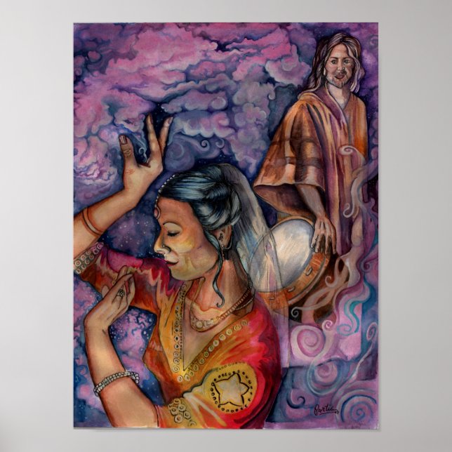 Layla och Madman av Portia St Luke Poster (Framsidan)