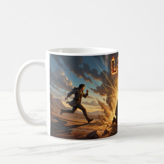 Layla Ökenkärlek Storm Fantasy Artmugg Kaffemugg (Vänster)