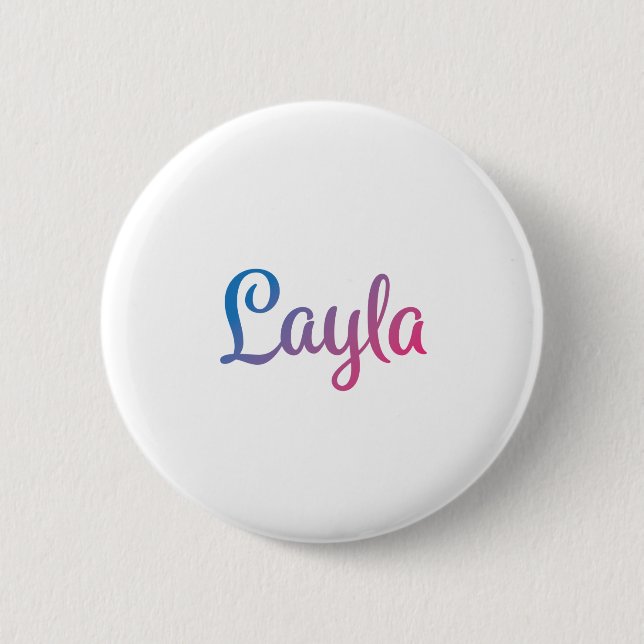 Layla stilfull Cursive Knapp (Framsida)