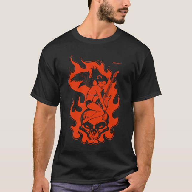laylaorangen avfyrar t-shirt (Framsida)