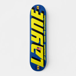 LAYNE JMT BARB 7 3/4-tums Skateboard Deck