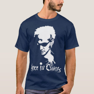 Layne Staley Avbildad Alice in Chains Ikon rolig T Shirt