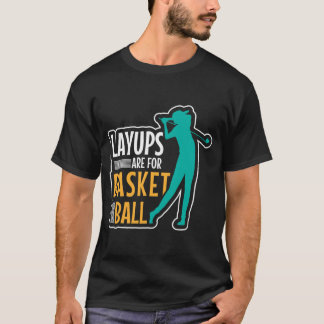 layouten är till för basketgolf  t shirt