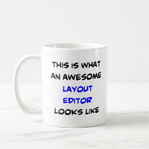 layoutredigerare, fantastisk kaffemugg