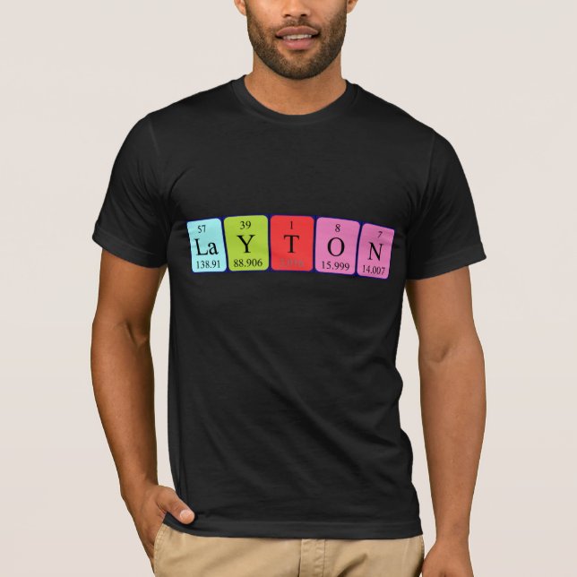 Layton periodisk skjorta bord namn t shirt (Framsida)