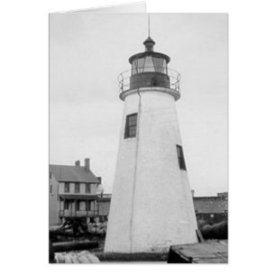 Lazaretto Point Lighthouse Hälsningskort