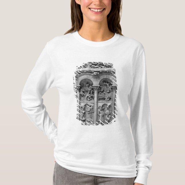 Lazarus och rikeman, från den södra portalen tee shirt (Framsida)