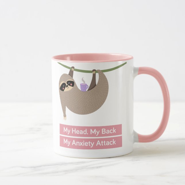 LAZARUS SLOTH ANXIETE MUGG (Höger)