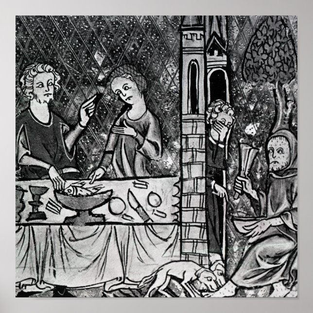 Lazarus vid rikens grind poster (Framsidan)