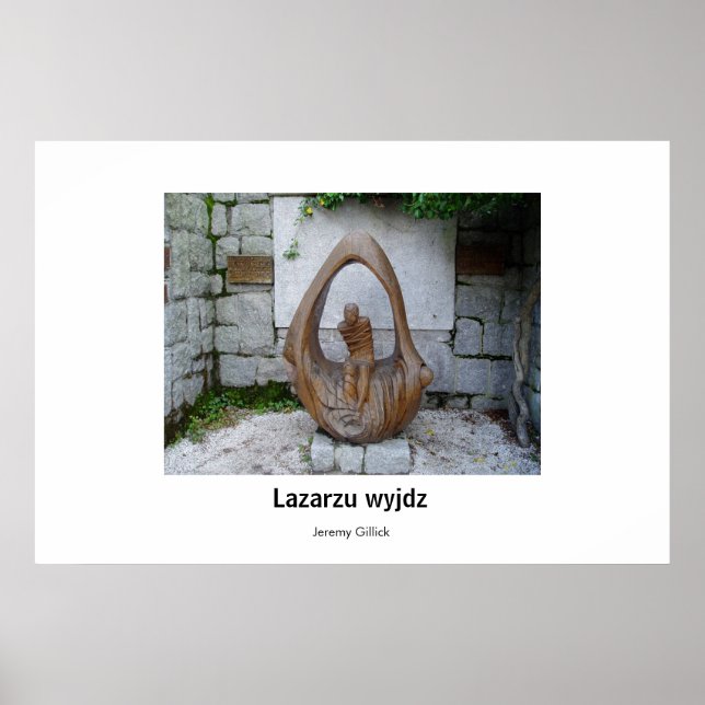 Lazarzu wyjdz Sculpture Poster (Framsidan)