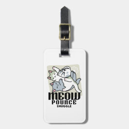 Laze Furr Days - Cute Lazy Cats Design Bagagebricka