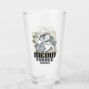 Laze Furr Days - Cute Lazy Cats Design Glaskopp