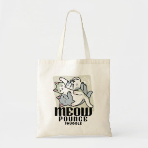 Laze Furr Days - Cute Lazy Cats Design Tygkasse