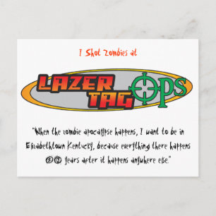 Lazer Märkre Ops-vykort Vykort