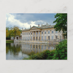 Łazienki Palace Warszawa Polen Vykort