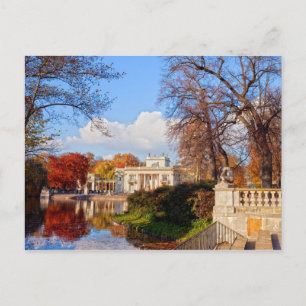 Lazienki Park i Warszawa Vykort