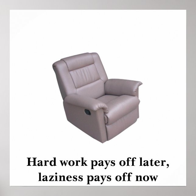 Laziness poster (Framsidan)