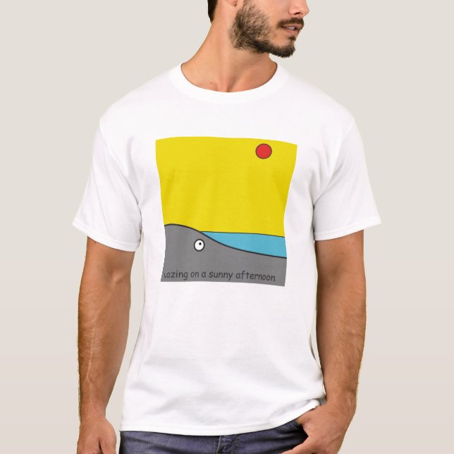 Lazing on a sunny afternoon - Lazy Elephant Tee (Framsida)