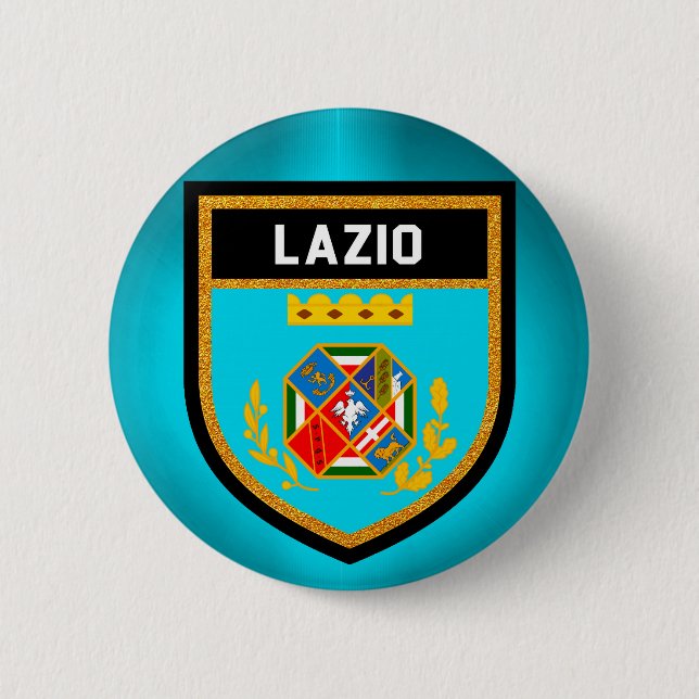 Lazio Flagga Knapp (Framsida)