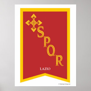 Lazio italienaffisch poster