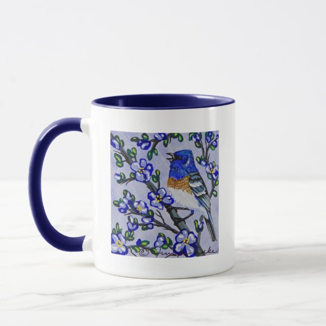 Lazuli Bunting Mugg (Vänster)