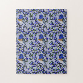 Lazuli Bunting Puzzle Pussel
