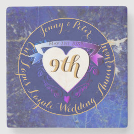 Lazuli Färg Stenunderlägg