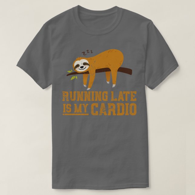 Lazy Animal Gift Sleeping T Shirt (Design framsida)