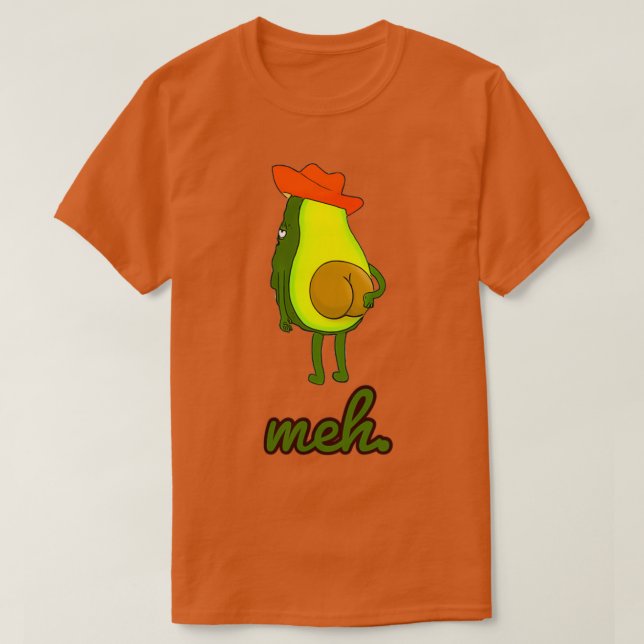 Lazy avocado t shirt (Design framsida)