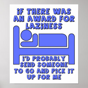 Lazy Award Poster
