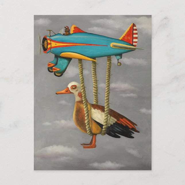 Lazy Bird 2 Vykort (Framsida)