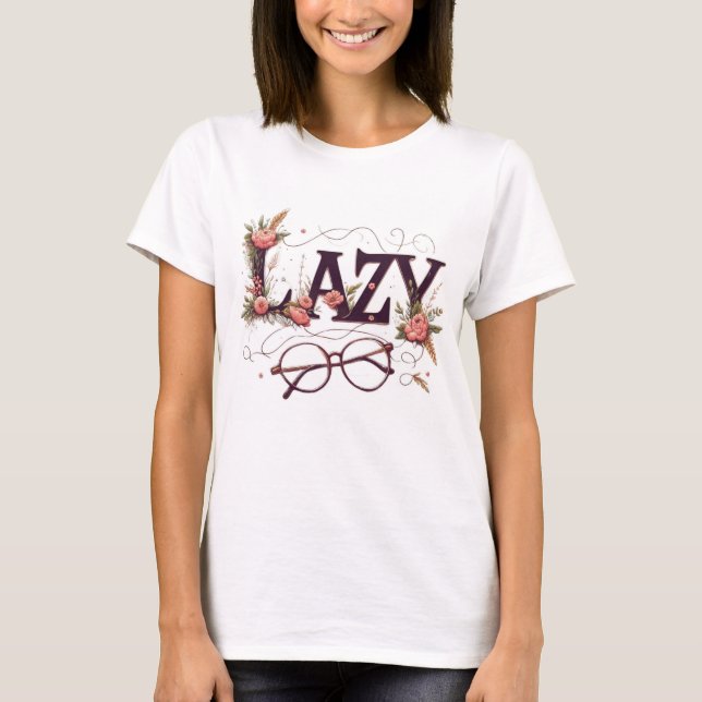 Lazy Bloom T Shirt (Framsida)
