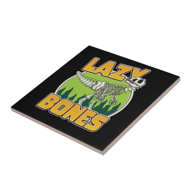 Lazy Bones serie logotyp Kakelplatta (Sidan)